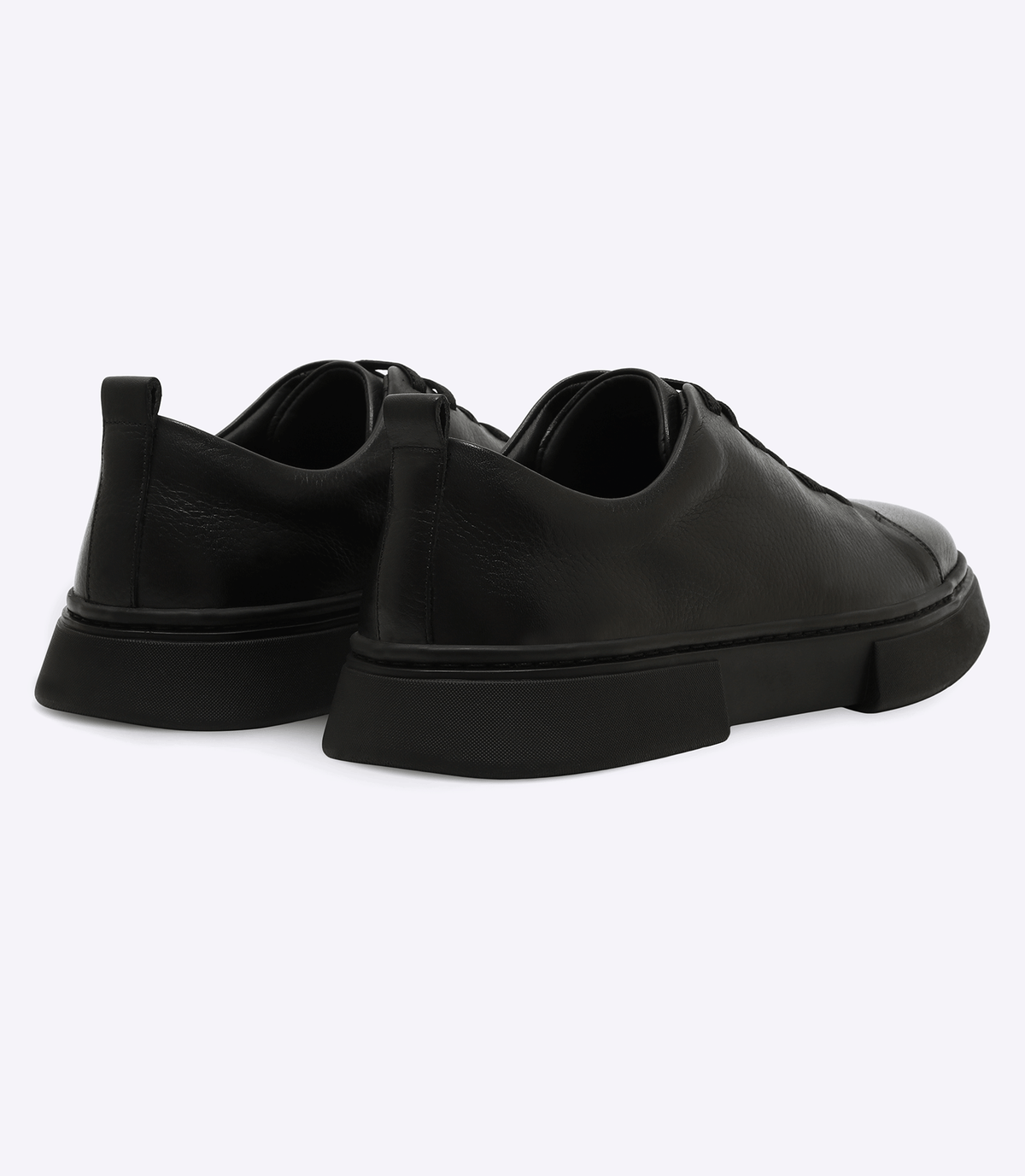 Tênis Liso Sola Quadrada Floater Preto