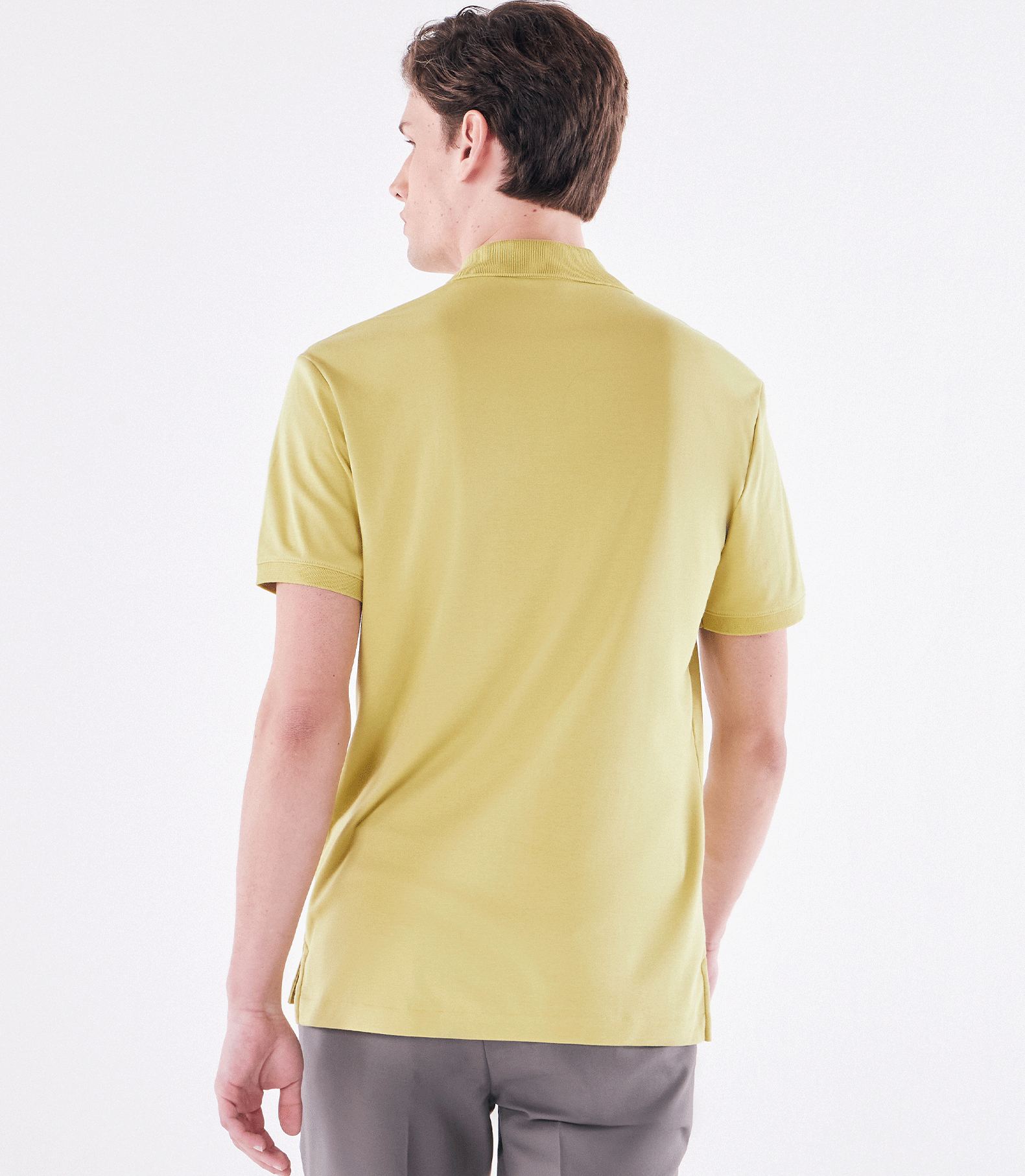 Polo Pima Clássica Amarelo
