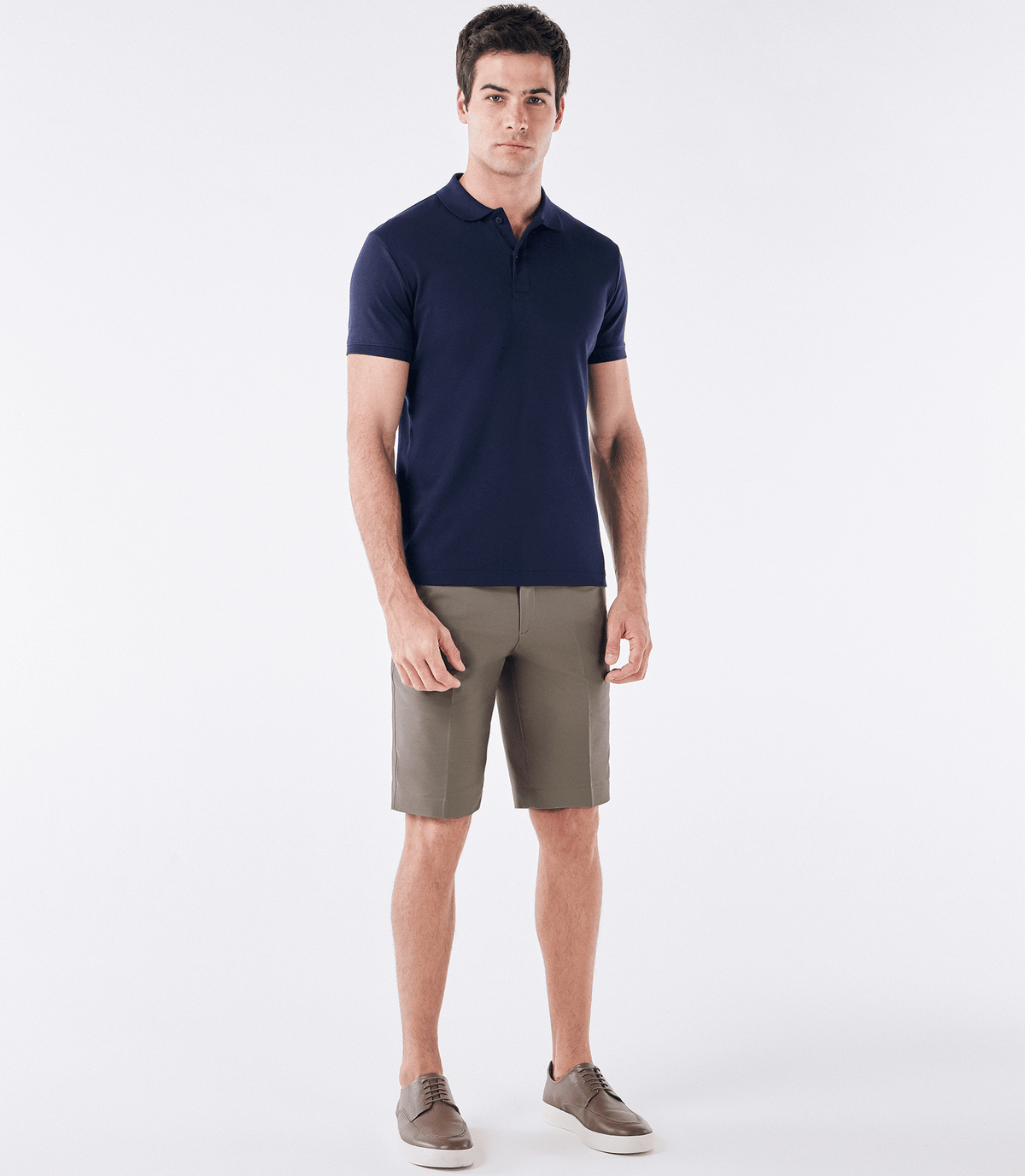 Polo Pima Clássica Azul