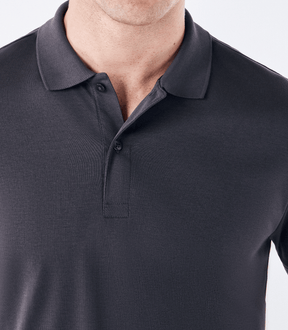Polo Pima Clássica Cinza