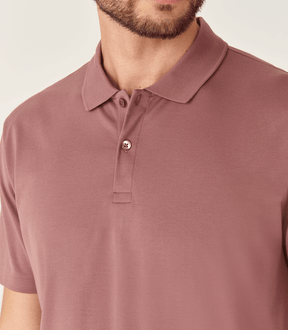 Polo Interloque Fio 140 Rosa