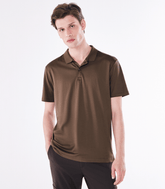 Polo Interloque Fio 140 Kaki