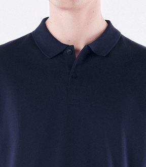 Polo Interloque Fio 140 Azul
