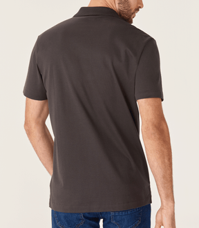 Polo Interloque Fio 140 Cinza